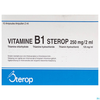 Vit b1 im/iv amp  10 x 250mg/2ml