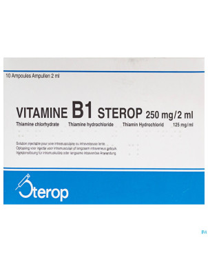 Vit b1 im/iv amp  10 x 250mg/2ml