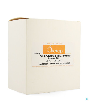Vit b2 im/iv amp 100 x  10mg/1ml