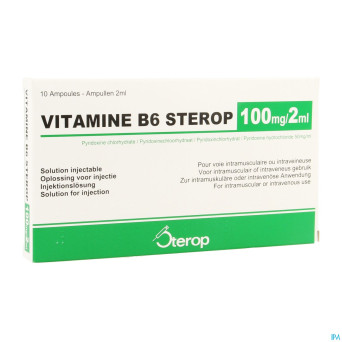 Vit b6 im/iv amp  10 x 100mg/2ml