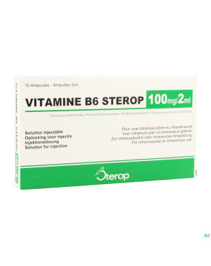 Vit b6 im/iv amp  10 x 100mg/2ml