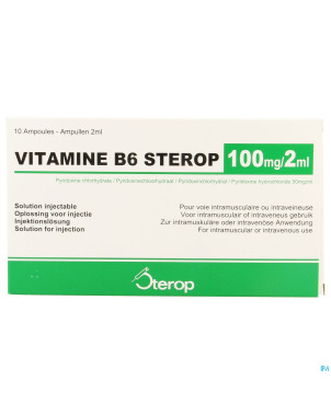 Vit b6 im/iv amp  10 x 100mg/2ml