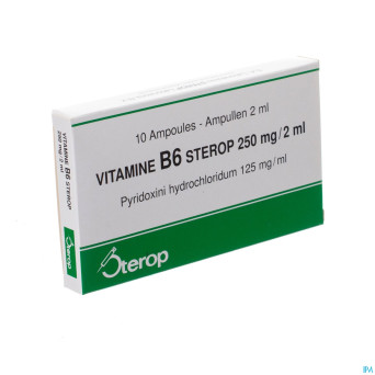 Vit b6 im/iv amp  10 x 250mg/2ml