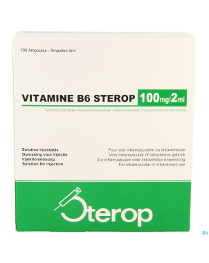 Vit b6 im/iv amp 100 x 100mg/2ml
