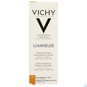 Vichy fdt lumineuse pn/pm dore 30ml