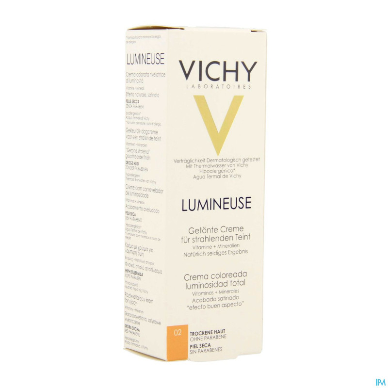 Vichy fdt lumineuse ps peche 30ml