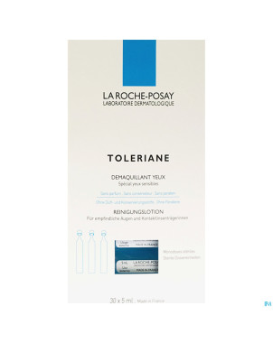 Lrp toleriane demaq yeux 30x5ml