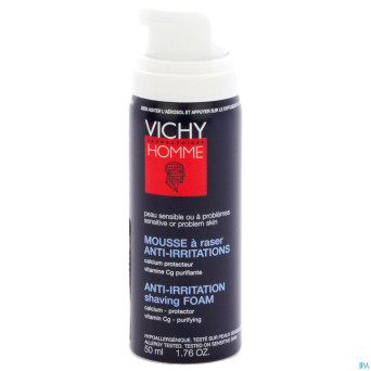 Vichy homme mousse a raser anti irrit. travel 50ml