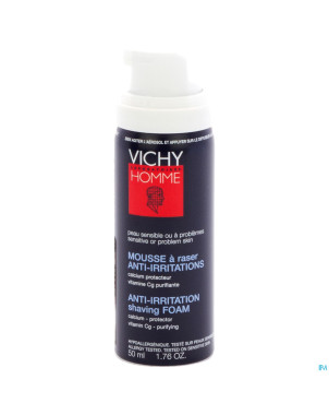 Vichy homme mousse a raser anti irrit. travel 50ml