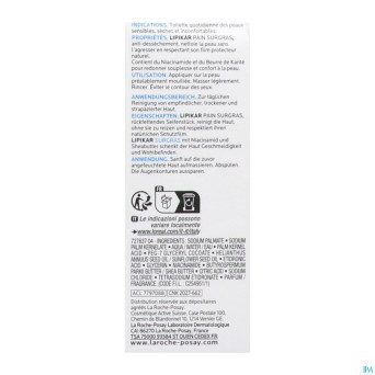 Lrp lipikar pain surgras 150g