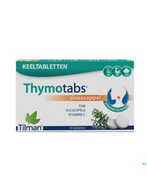 Thymo tabs orange   past a sucer 24