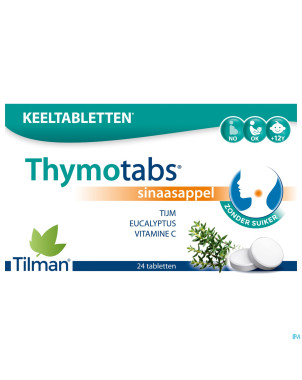 Thymo tabs orange   past a sucer 24