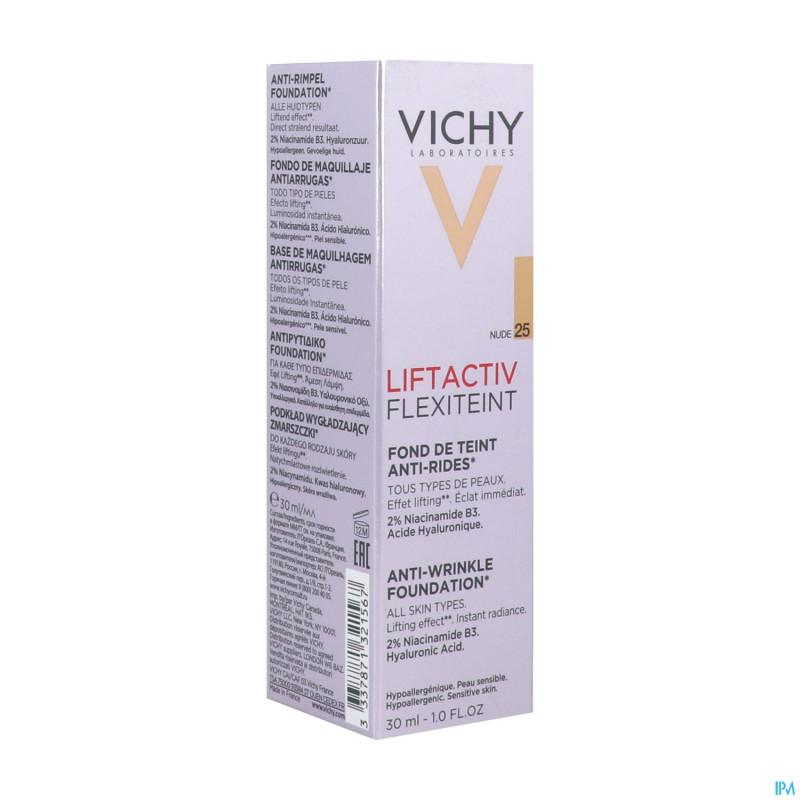 Vichy fdt flexilift teint a/rides 25 nude    30ml