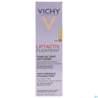 Vichy fdt flexilift teint a/rides 25 nude    30ml