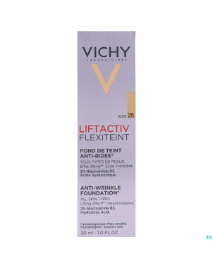 Vichy fdt flexilift teint a/rides 25 nude    30ml