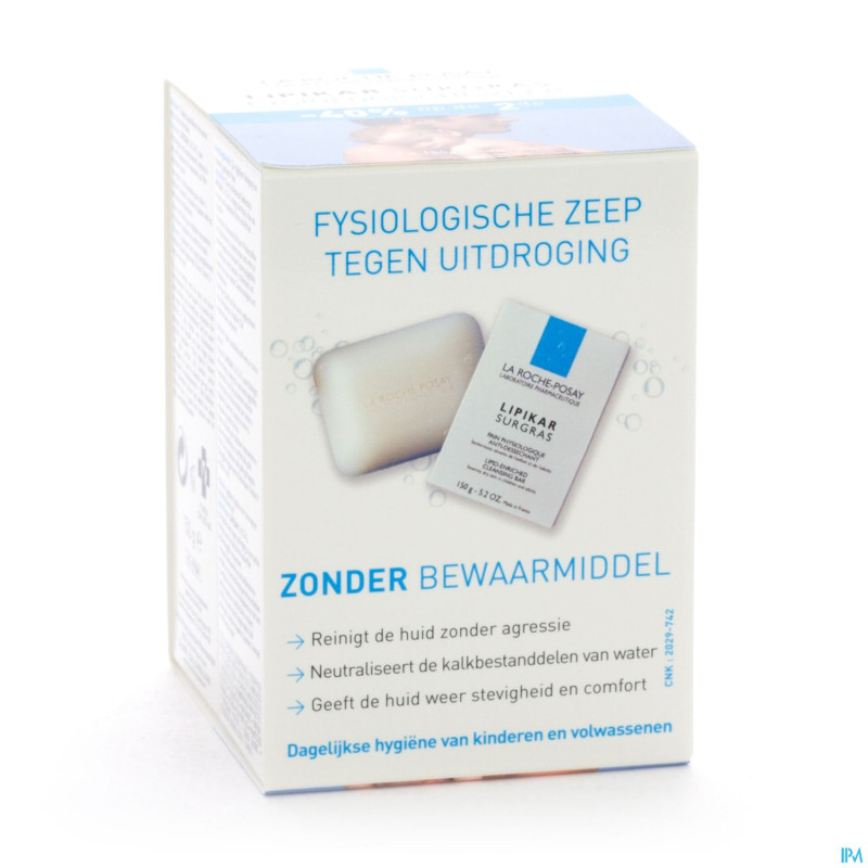 Lrp lipikar pain surgras duo 2x150g 2eme-40%