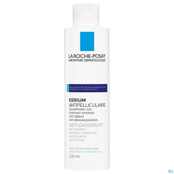 Lrp kerium shampoo gel antipelliculaire pg  200ml