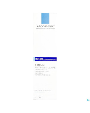 Lrp kerium shampoo gel antipelliculaire pg  200ml