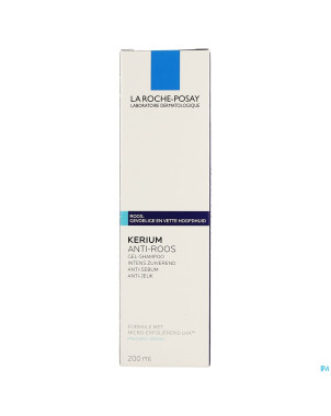 Lrp kerium shampoo gel antipelliculaire pg  200ml