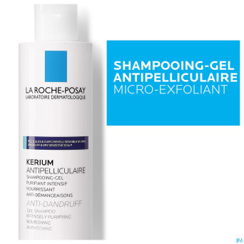 Lrp kerium shampoo gel antipelliculaire pg  200ml