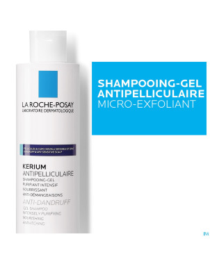 Lrp kerium shampoo gel antipelliculaire pg  200ml