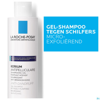 Lrp kerium shampoo gel antipelliculaire pg  200ml