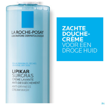 Lrp lipikar surgras douche cr conc.a/dessech.400ml