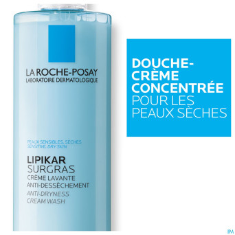 Lrp lipikar surgras douche cr conc.a/dessech.400ml