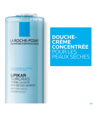 Lrp lipikar surgras douche cr conc.a/dessech.400ml