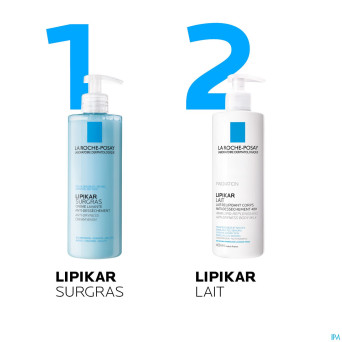 Lrp lipikar surgras douche cr conc.a/dessech.400ml