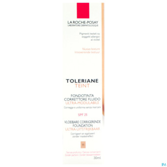 Lrp toleriane teint corr. fluide 11 bge clair 30ml