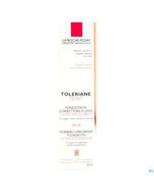 Lrp toleriane teint corr. fluide 11 bge clair 30ml