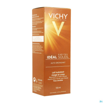 Vichy cap sol lait auto bronz visage&corps   100ml