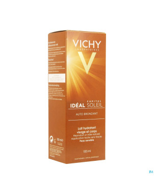 Vichy cap sol lait auto bronz visage&corps   100ml