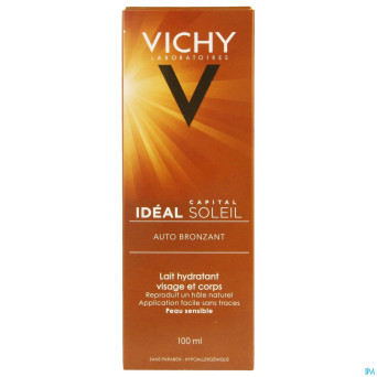 Vichy cap sol lait auto bronz visage&corps   100ml