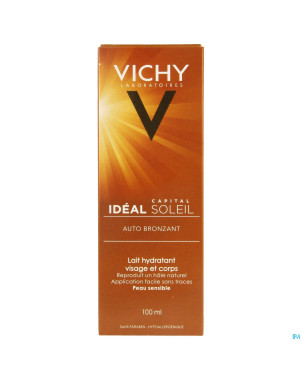 Vichy cap sol lait auto bronz visage&corps   100ml