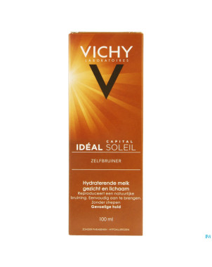 Vichy cap sol lait auto bronz visage&corps   100ml