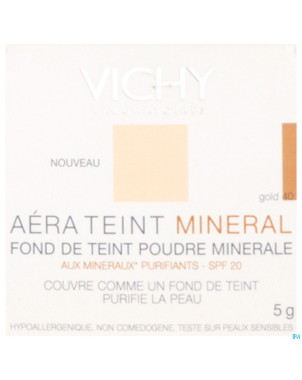 Vichy fdt aera teint mineral-gold 30 5g