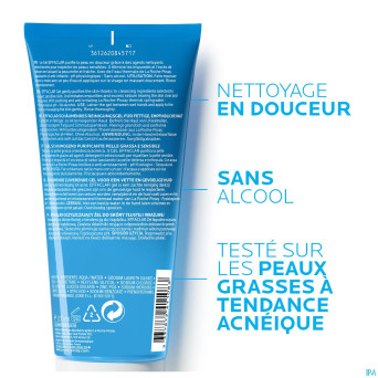 Lrp effaclar gel moussant purifiant 200ml