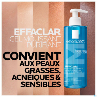 Lrp effaclar gel moussant purifiant 200ml