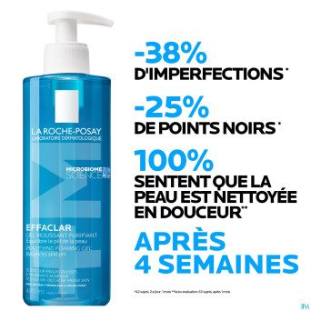 Lrp effaclar gel moussant purifiant 200ml
