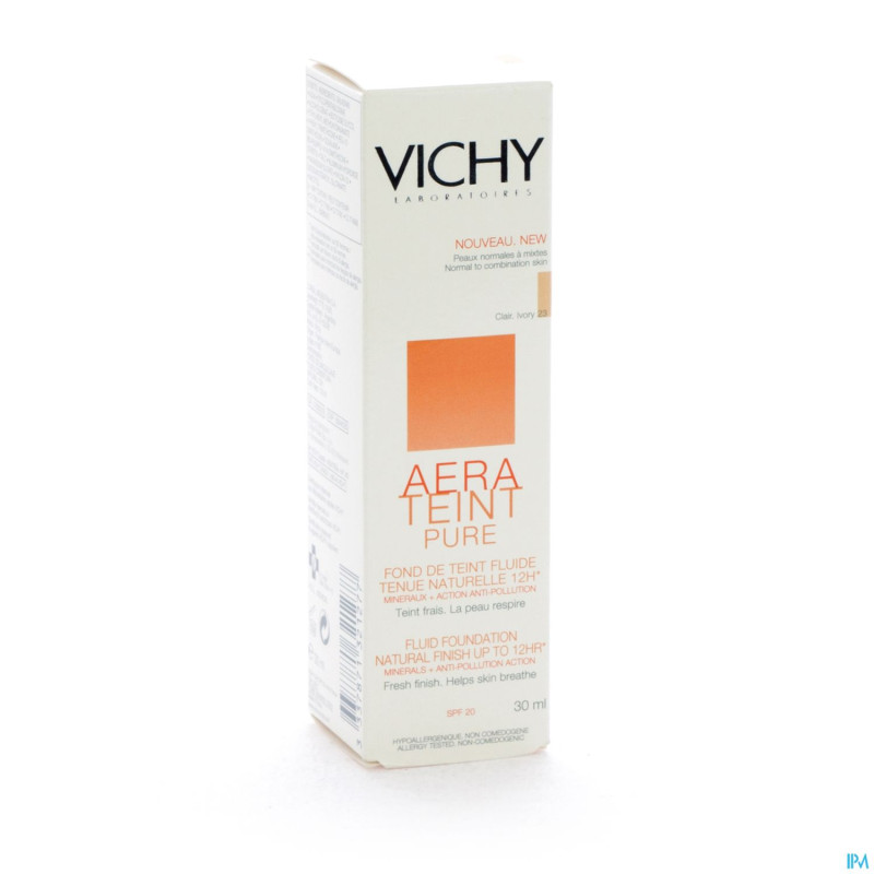 Vichy fdt aera teint pure fluide 23 clair 30ml