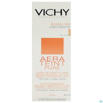 Vichy fdt aera teint pure fluide 23 clair 30ml