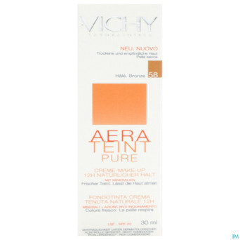 Vichy fdt aera teint pure fluide 58 hale 30ml