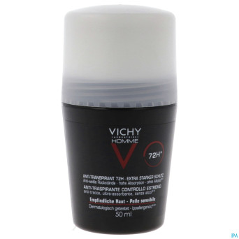 Vichy homme deo a/transp. 72h bille 50ml