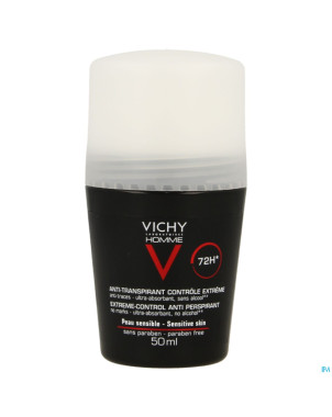Vichy homme deo a/transp. 72h bille 50ml