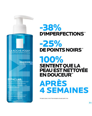 Lrp effaclar gel moussant purifiant 400ml