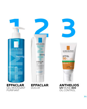 Lrp effaclar gel moussant purifiant 400ml