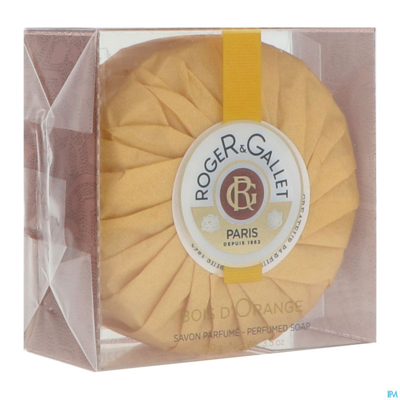 Roger&gallet coffret bois orange savon    3x100g