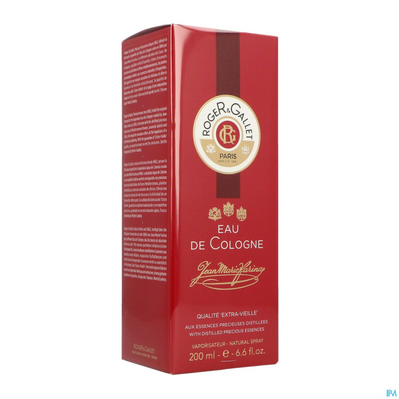 Roger&gallet jm farina edc vapo    200ml